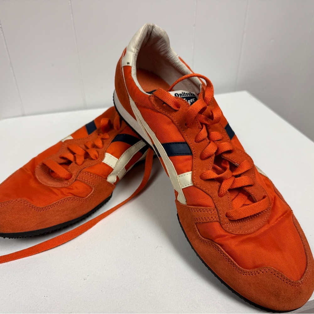 Used Onitsuka Tiger by Asics Men's Orange Sneakers
